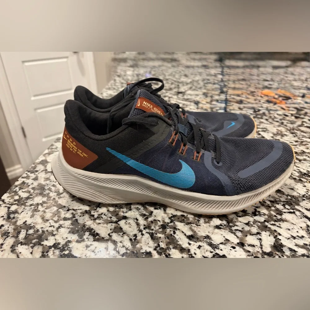 Nike Quest 4 Running Shoes Men's Thunder Blue